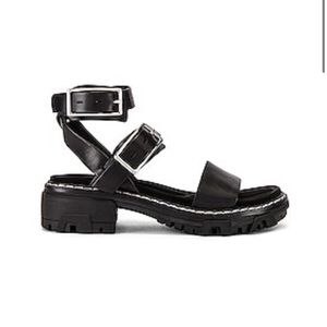 Rag & Bone Black Shiloh Sandal — Barely Worn